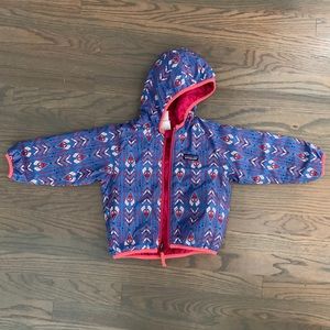 Girls Patagonia tribal print coat 2T